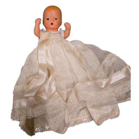 NANCY ANN STORYBOOK doll  Little Miss PATTYCAKE  Jointed Hush-a-bye Bisque - Picture 1 of 13